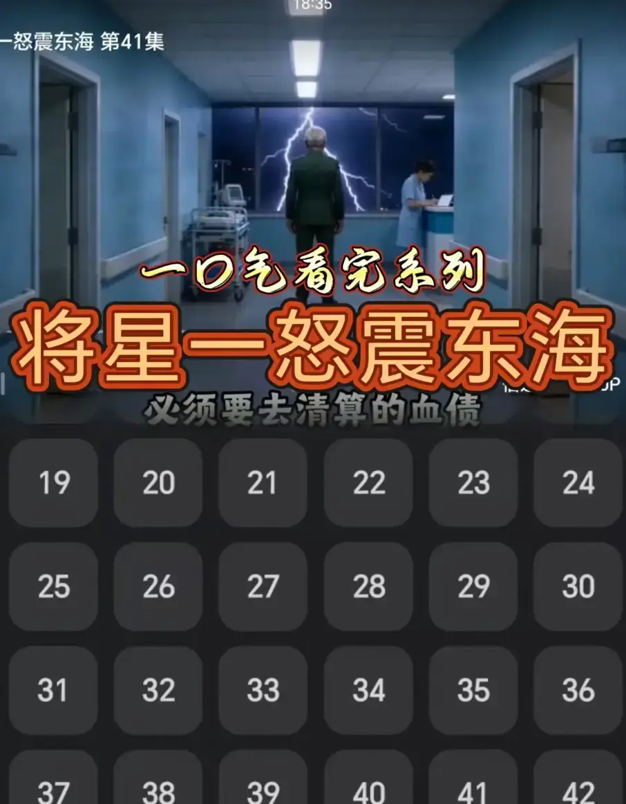 AI短剧《将星一怒震东海》42集高清免费看-无广告无跳转-网盘链接一键下载-《将星一怒震东海》铁血护海疆